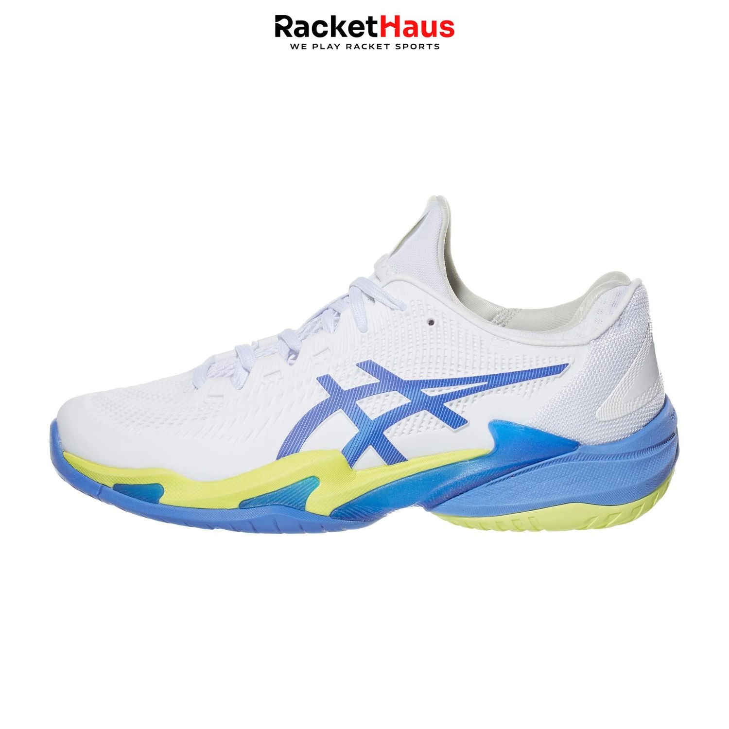 Asics Court FF3 Womens - White/Illusion Blue – RacketHaus