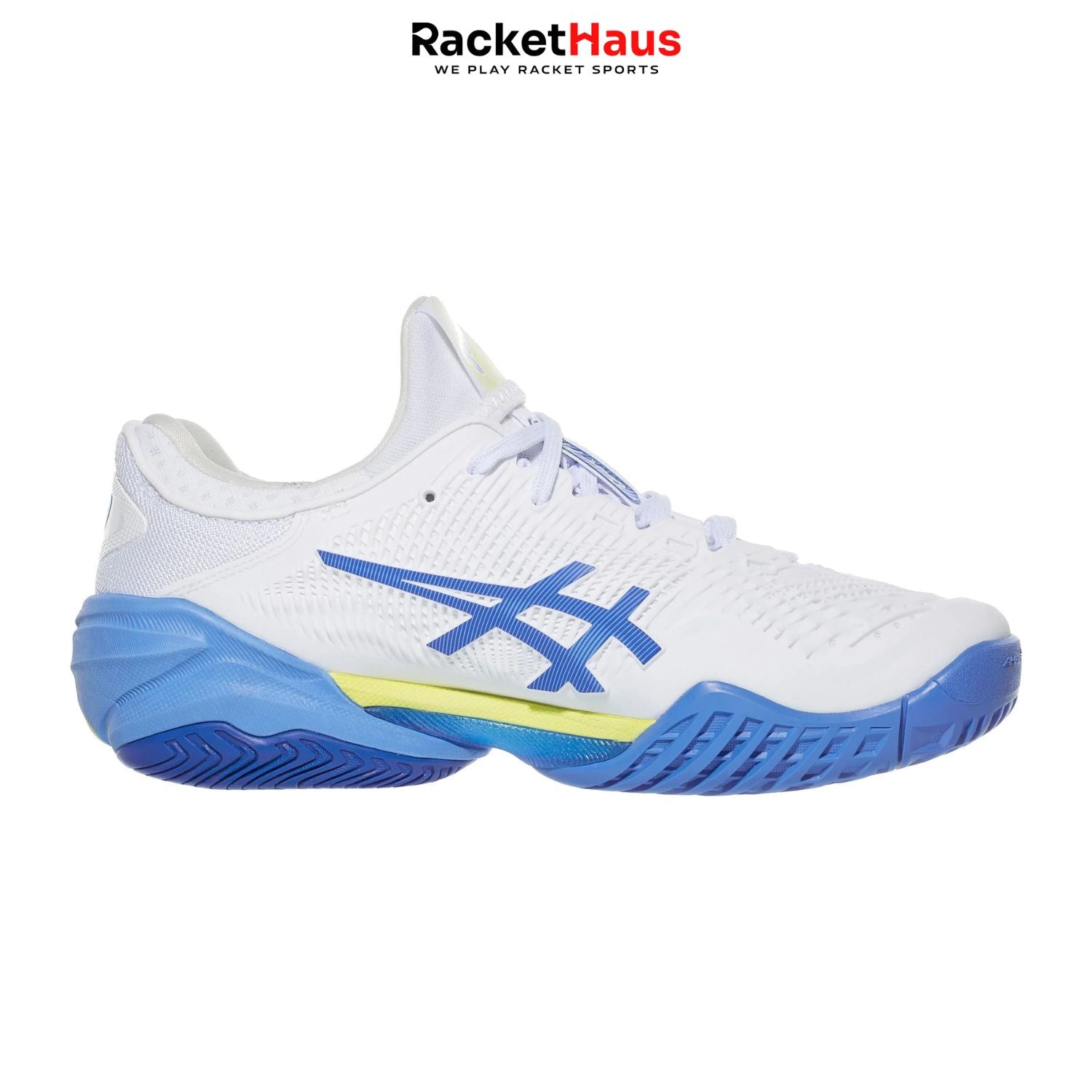 Asics Court FF3 Womens - White/Illusion Blue – RacketHaus