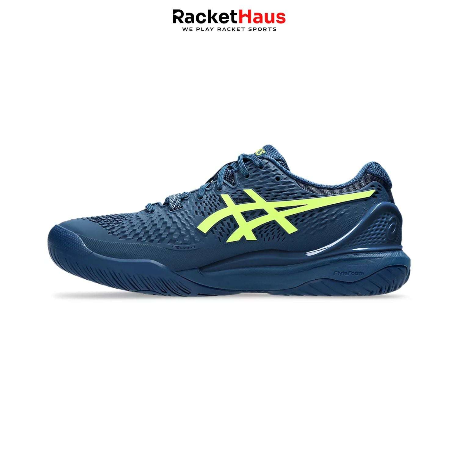 アシックス GEL-RESOLUTION 9 28.5 wide Shop Asics Gel Resolution 9 Court Shoes (Steel Blue/Hazard
