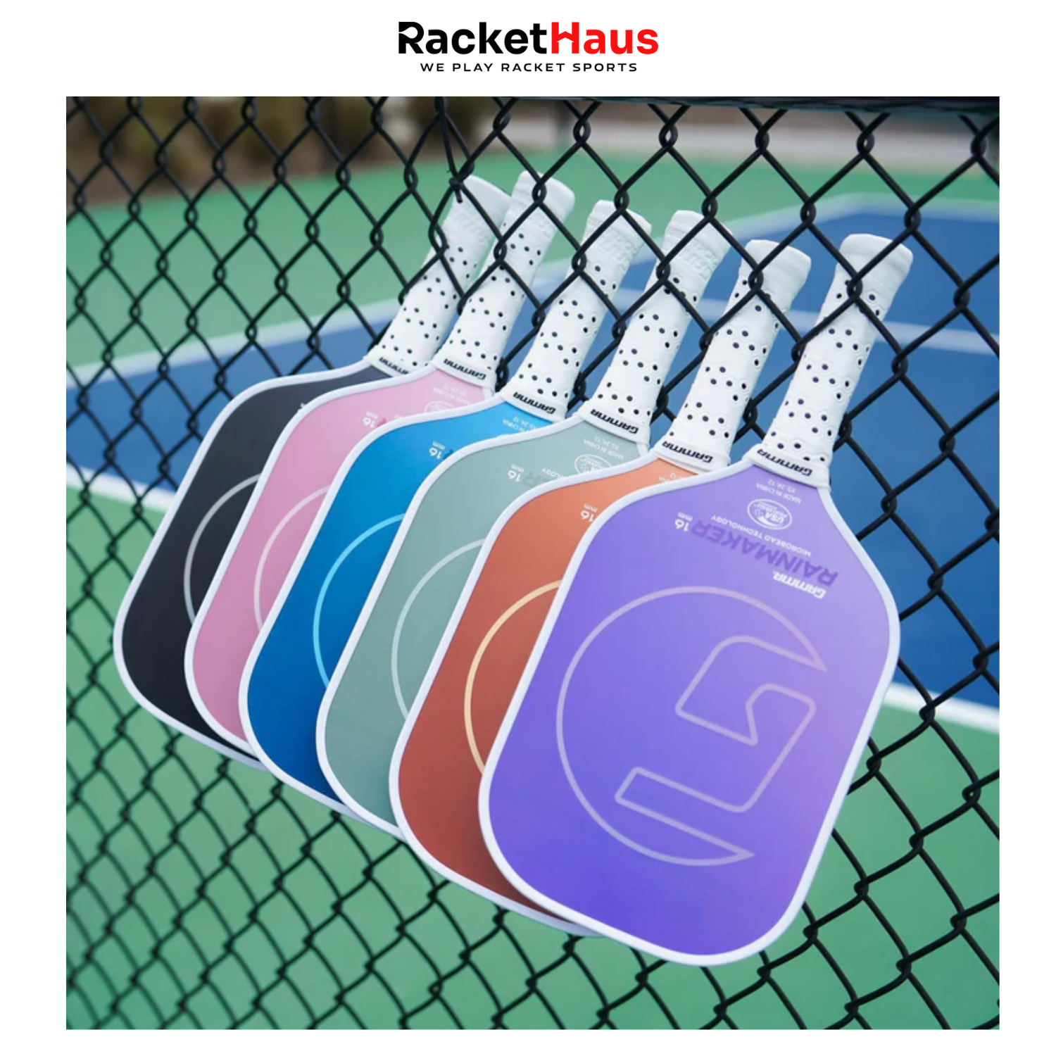 Gamma Microbead RainMaker 16 Pickleball Paddle - Purple – RacketHaus