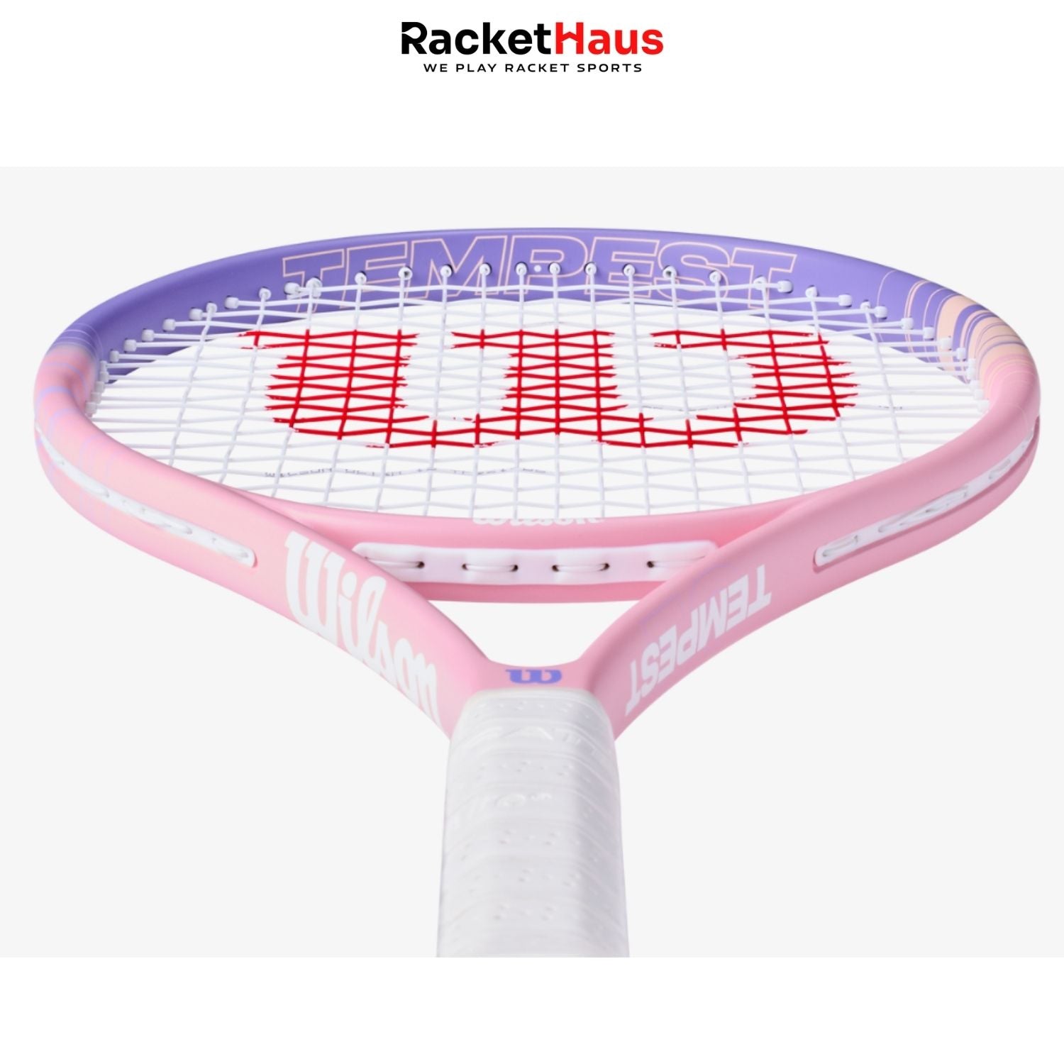 Wilson Unisex - Adults TEMPEST LITE Squash Racket, White/Pink, 0