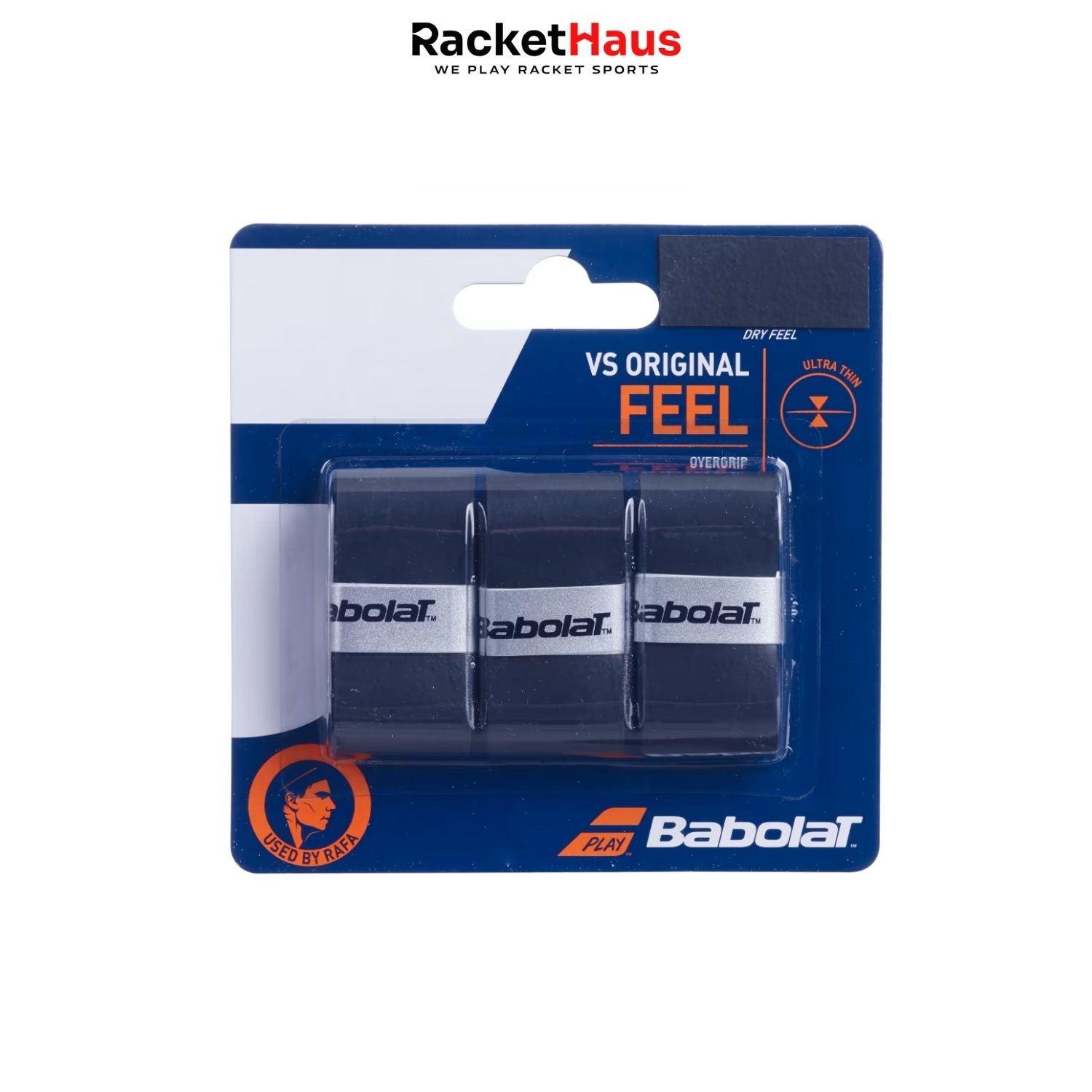 Babolat VS Original X 3 Overgrip Black RacketHaus babolat-vs-original-x-3-overgrip-black-rackethaus