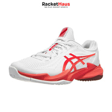 Asics Court FF3 Novak White/Electric Red