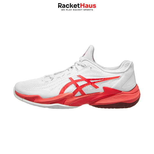 Asics Court FF3 Novak White/Electric Red