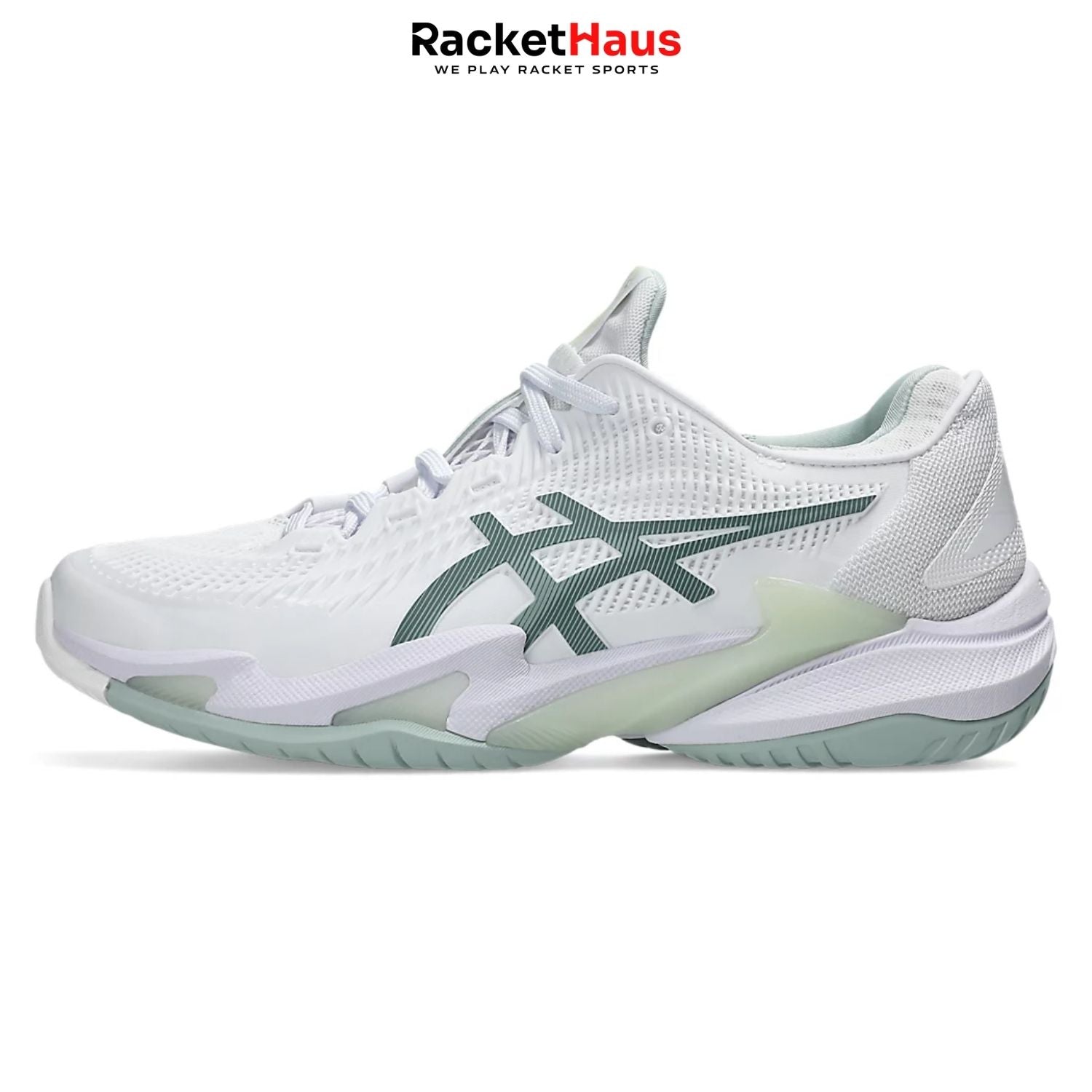 Asics Court FF3 Womens White/Lichen Rock