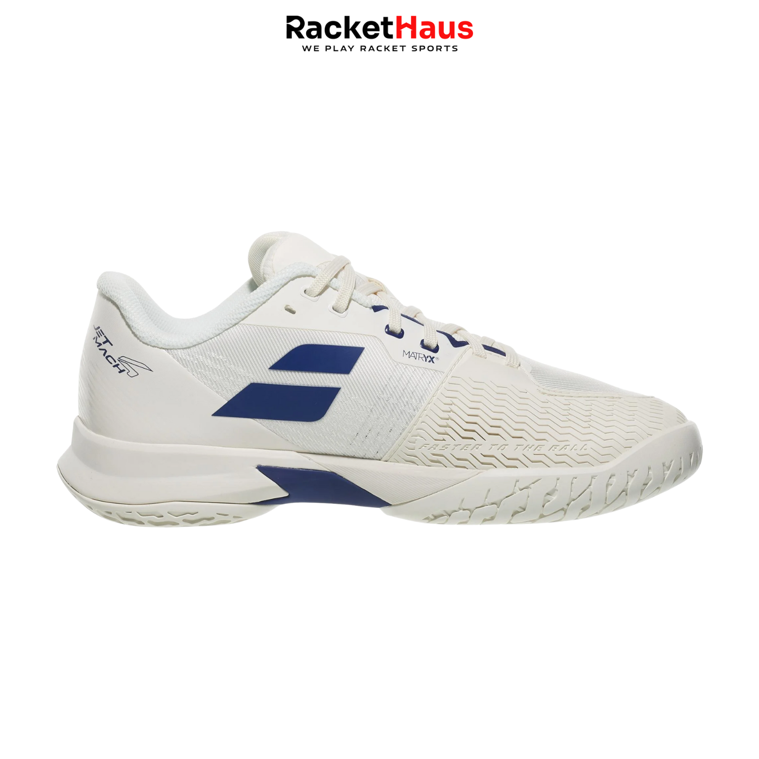 Babolat Jet Mach 4 Cream/Dark Blue