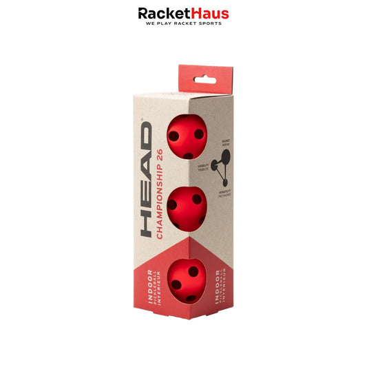 Head Championship 26 Indoor Pickleballs (3 balls)