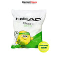 Head Stage 1 Green Tennis Balls Polybag (72 balls)