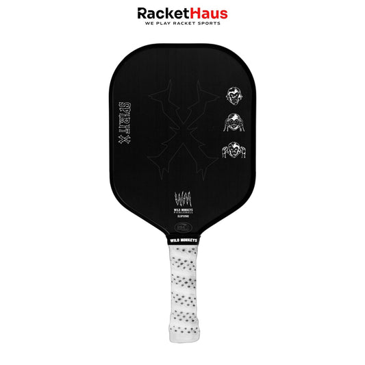 Wild Monkeys Spirit X midweight (8.3 oz) carbon fiber Pickleball Paddle Thermoformed 15mm / Foam Edge
