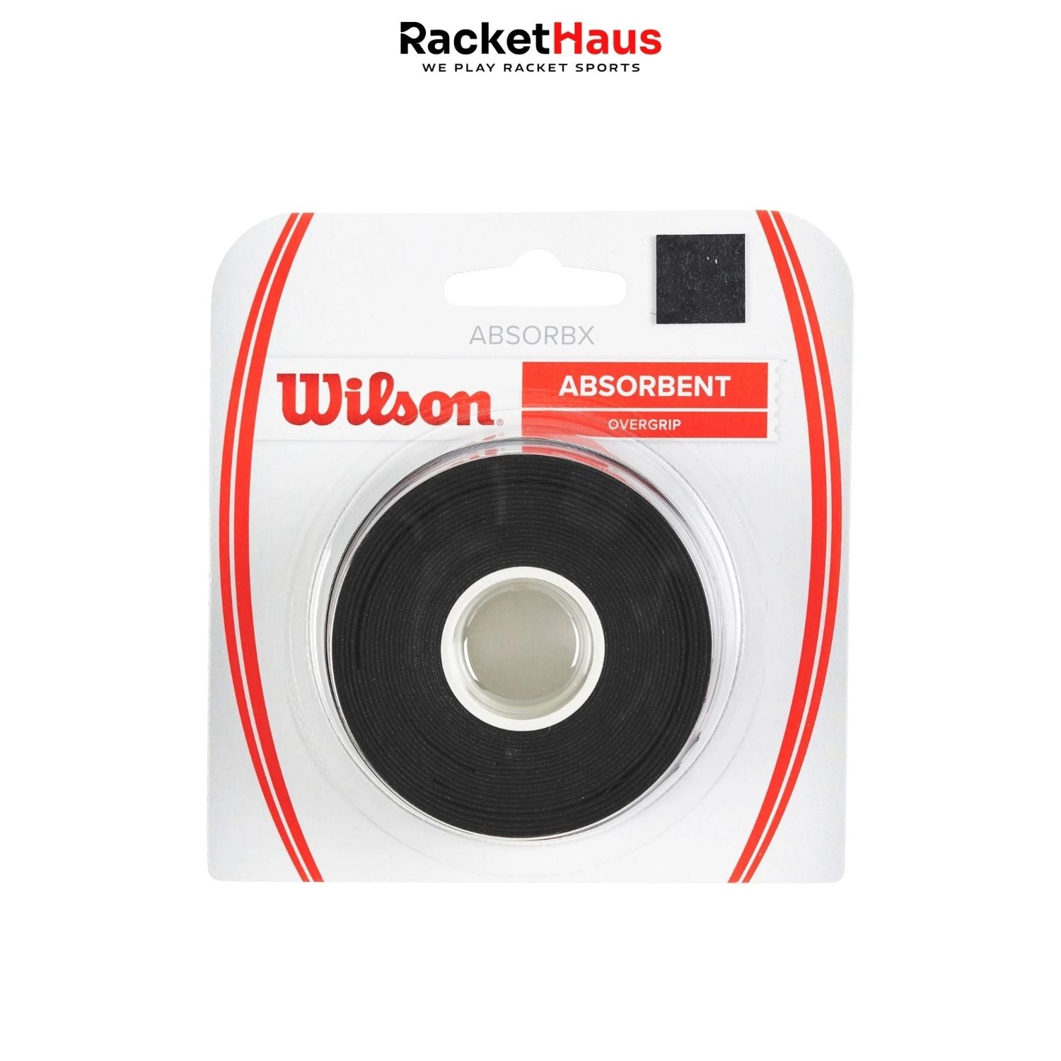 Wilson Absorbx Overgrip 3 pack - Black