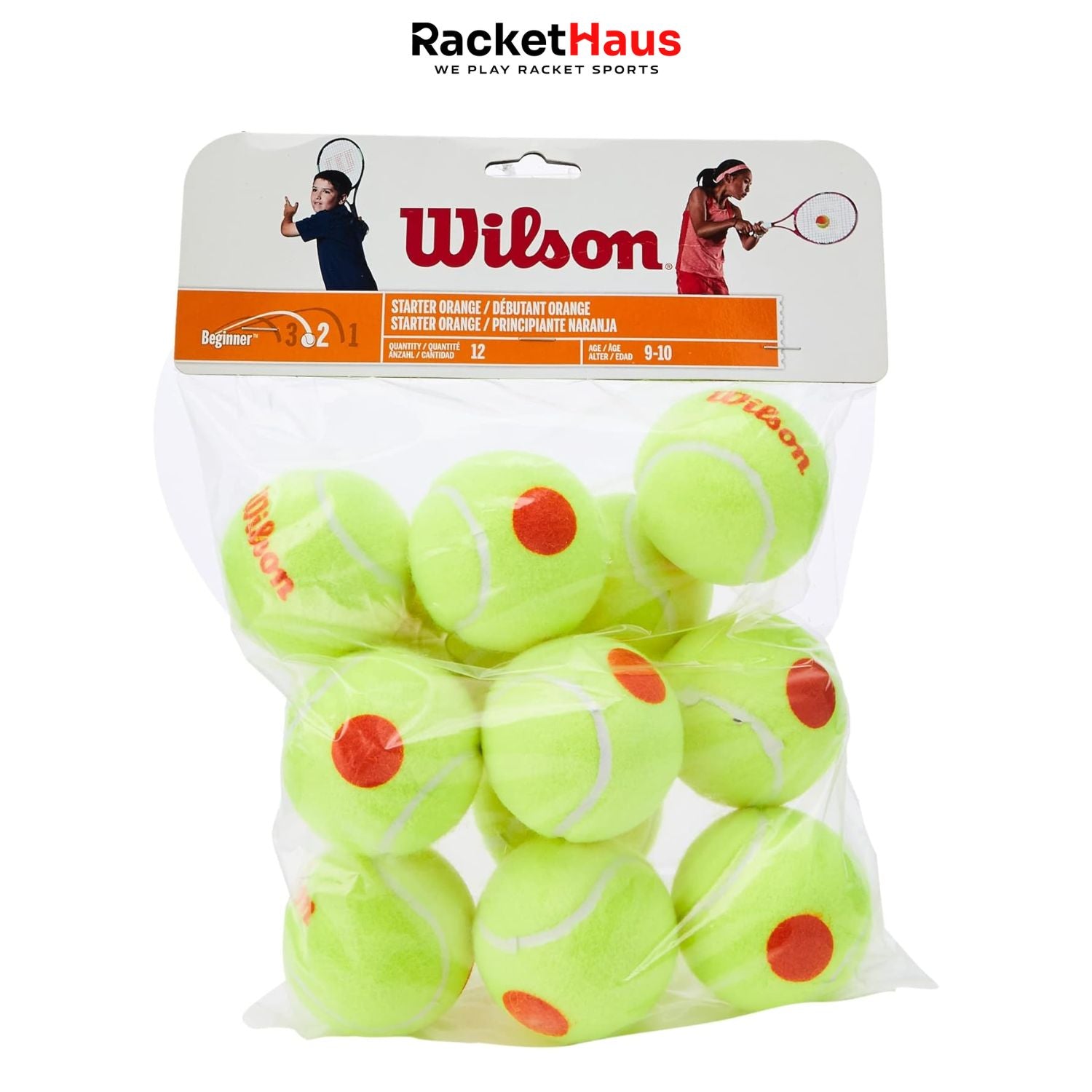 Wilson Orange Ball Stage 2 (12 Balls)