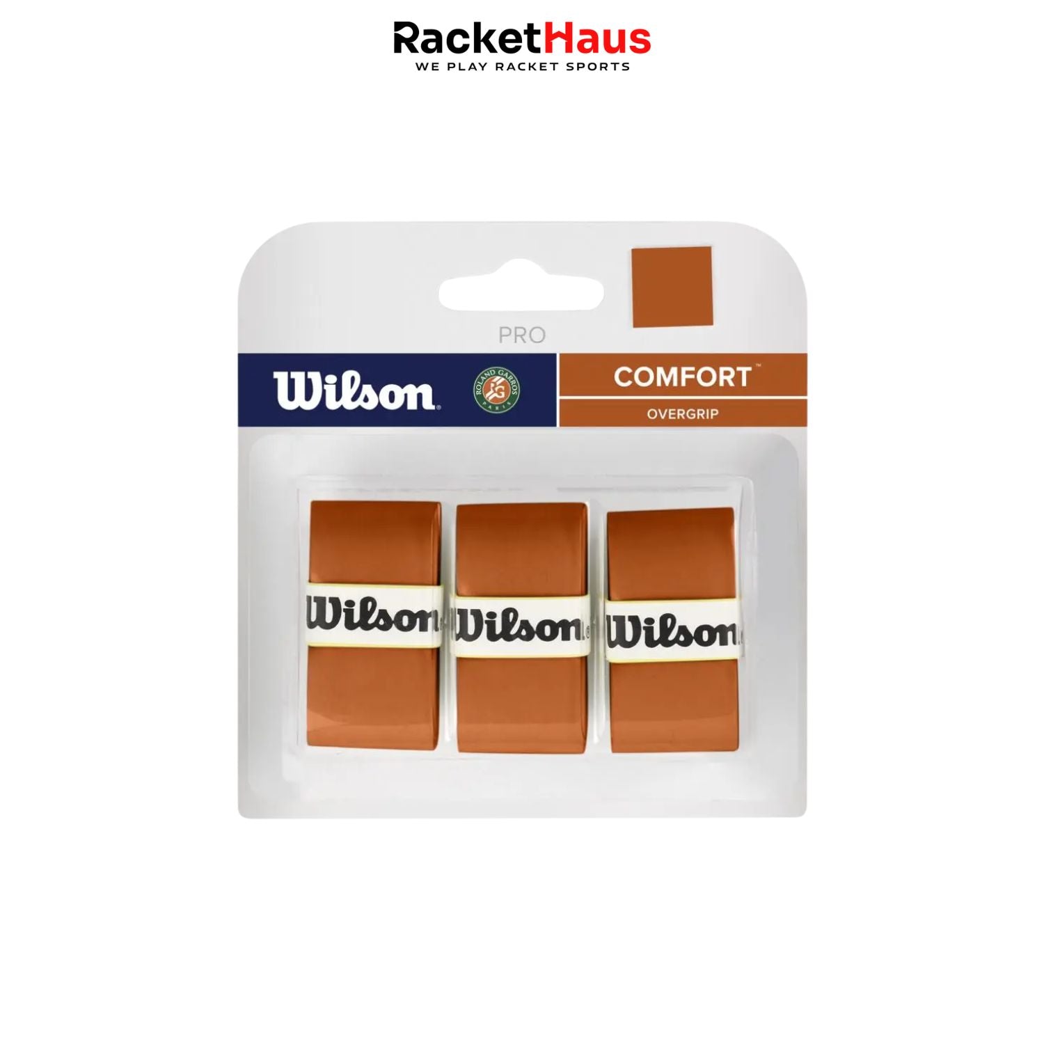 Wilson Pro Overgrip 3 pack / Roland Garros