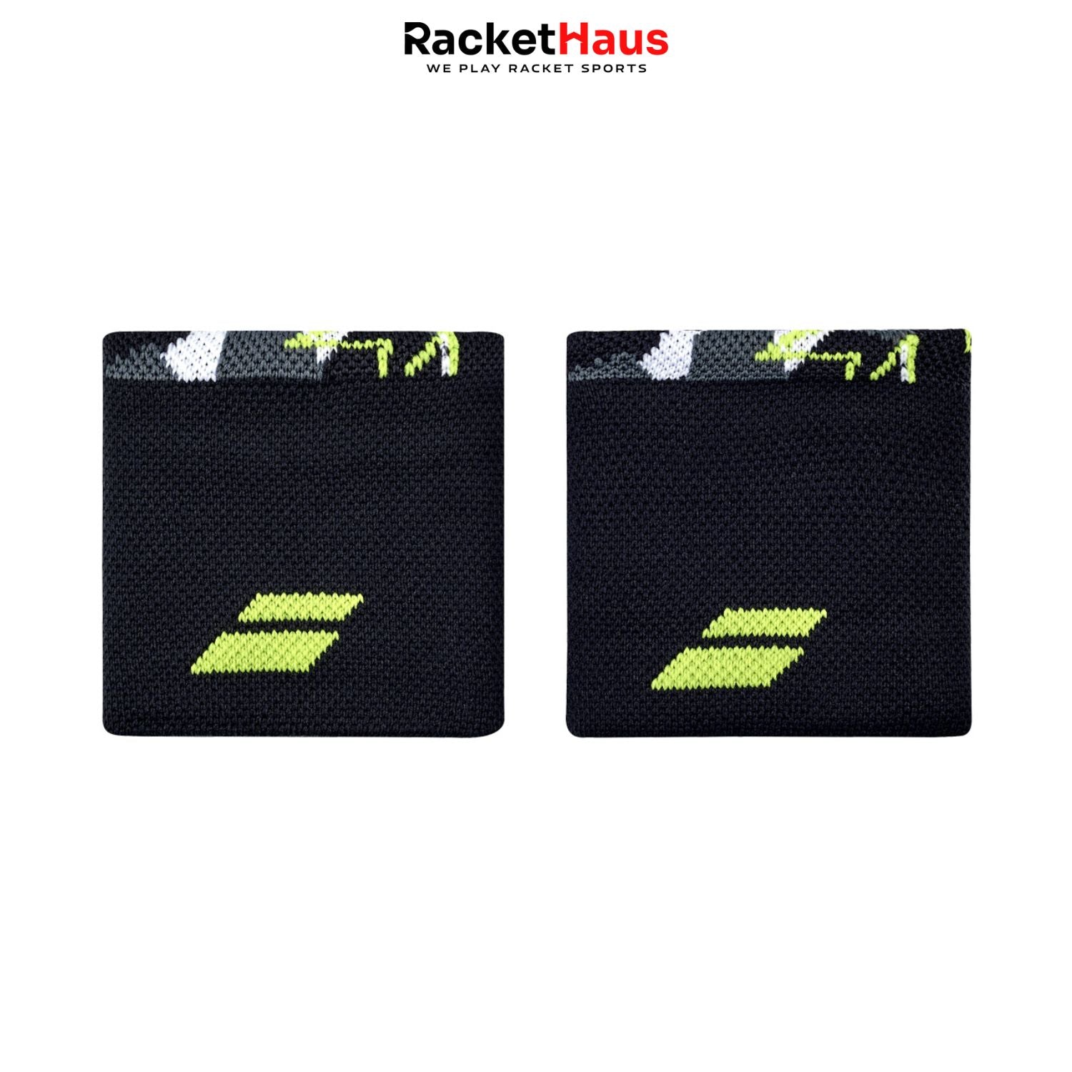 Babolat Logo Wristband - Black/White – RacketHaus