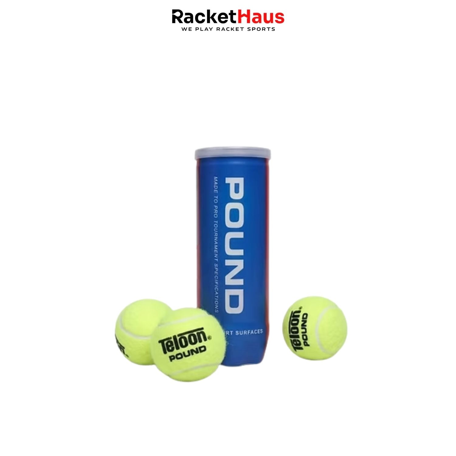 Teloon Pound 3 Balls (STA Official | ITF Approved)