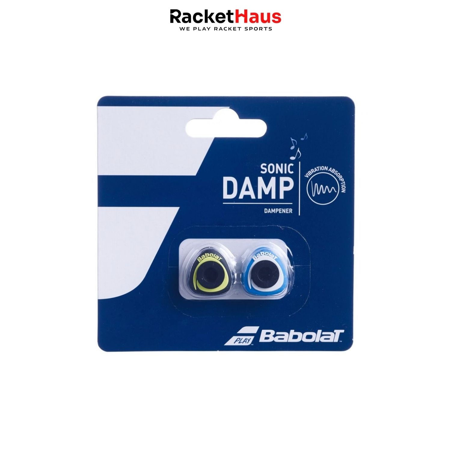 Babolat Sonic Dampener x 2 - Blue and Yellow
